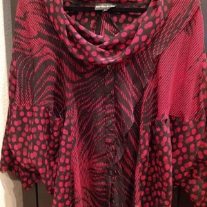 High-low sheer Jean-Marc Philippe chiffon top